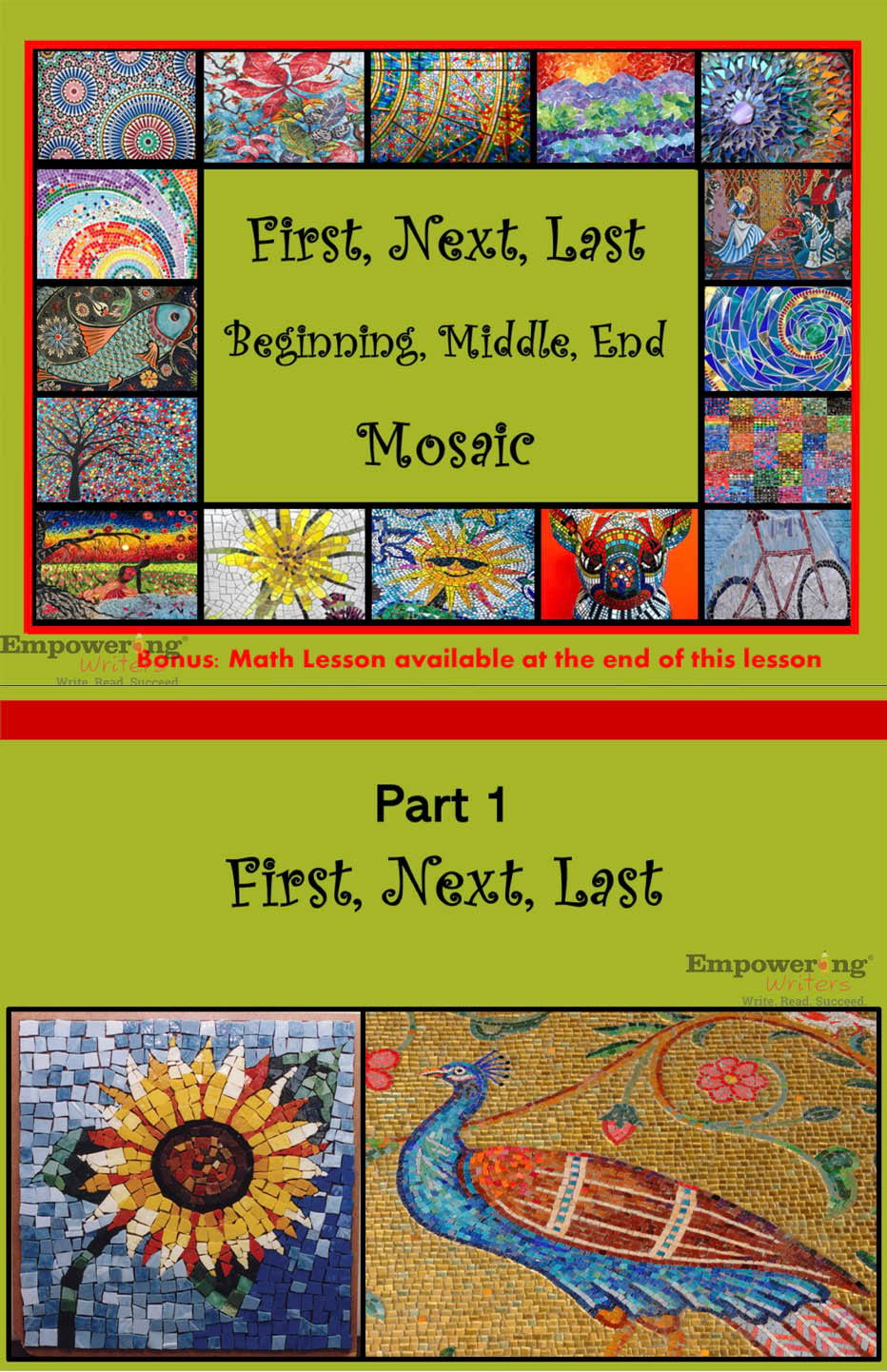 Mosaic K1 Distance Lessons Image